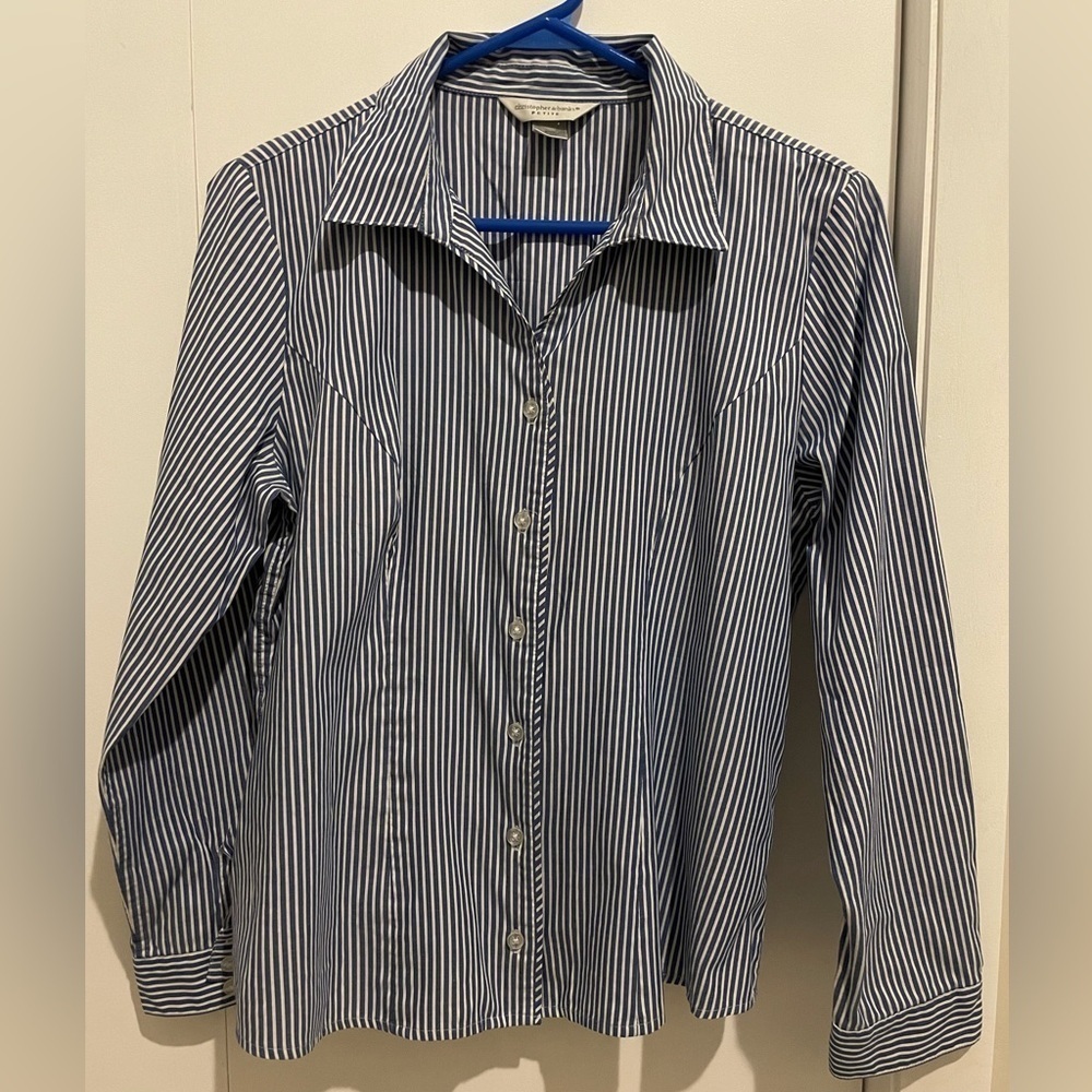 Striped Button Down Long Sleeve